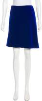 Thumbnail for your product : Jaeger Velvet Mini Skirt
