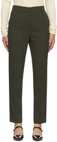 Thumbnail for your product : MM6 MAISON MARGIELA Khaki Crop Trousers