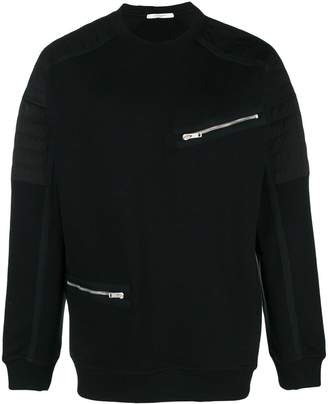 Givenchy zip detail sweatshirt