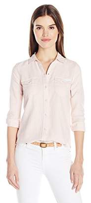 Calvin Klein Long Sleeve Denim Edge Western Button Down Shirt