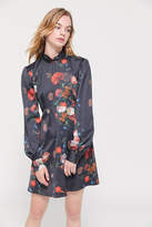 Thumbnail for your product : Urban Outfitters Riley Floral Cowl-Back Mini Dress