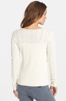 Thumbnail for your product : Lucky Brand 'Modern' Cotton Pointelle Pullover