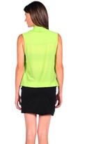 Thumbnail for your product : RD Style Sleeveless Color Block Blouse