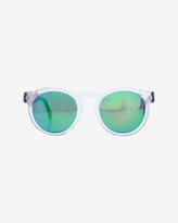 Thumbnail for your product : Illesteva Leonard Mirrored Lense Sunglasses: Clear/Green