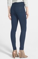 Thumbnail for your product : CJ by Cookie Johnson 'Joy' Coated Stretch Skinny Jeans (Egyptian Blue)