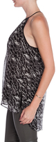 Thumbnail for your product : Derek Lam 10 CROSBY Printed Racer Back Tank