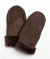 Thumbnail for your product : Portolano brown lambskin shearling lined mittens