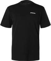 Thumbnail for your product : Patagonia P-6 Logo Responsibili-Tee Printed Cotton-Blend Jersey T-Shirt