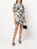 Thumbnail for your product : Jason Wu Floral-Print Short-Sleeved Dress