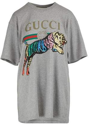 Gucci Tiger patch T-shirt