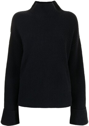 N.Peal High-Neck Relaxed Cashmere Jumper