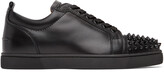 Thumbnail for your product : Christian Louboutin Black Louis Junior Spikes Sneakers