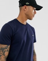 Thumbnail for your product : Lacoste logo pima cotton t-shirt in navy