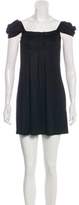 Thumbnail for your product : Miu Miu Short Sleeve Mini Dress Black Short Sleeve Mini Dress