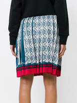 Thumbnail for your product : Mary Katrantzou pleated jacquard skirt