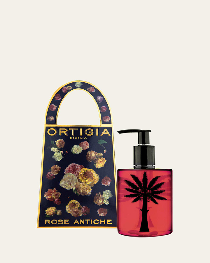 Ortigia Rose Antiche Liquid Soap, 10.1 oz.