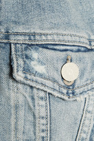 Thumbnail for your product : Mother The Bruiser Distressed Denim Jacket