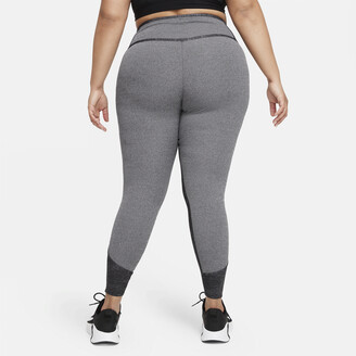 Nike Women's Dri-FIT One Luxe Mid-Rise Leggings (Plus Size) in Black -  ShopStyle