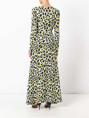 Moschino leopard print maxi dress