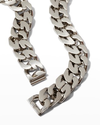 Givenchy Men's G-Chain Lock Small Necklace | Neiman Marcus