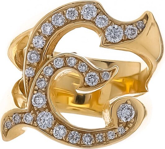 Loree Rodkin Gothic E Ring