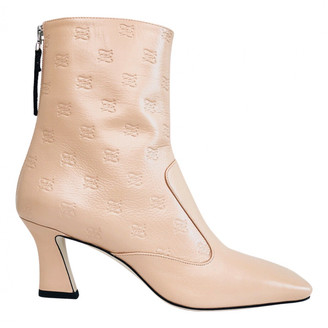 fendi pink cowboy boots