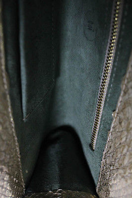 LAI Beige Python Skin Clutch Handbag Size Small