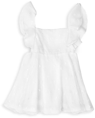 girls black pinafore