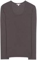 Thumbnail for your product : James Perse Extra Long cotton-blend jersey T-shirt
