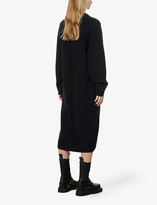 Thumbnail for your product : Whistles Round-neck knitted midi dress