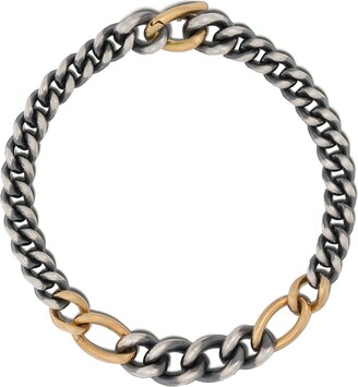 Two Tone Gold Chain Bracelet | Shop the world’s largest collection of
