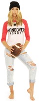 Thumbnail for your product : Wildfox Couture Super Bowl Monday Lil Bro Raglan in Vintage Lace