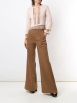 Thumbnail for your product : Andrea Bogosian Pockets Flared Trousers