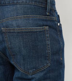 New Look Blue Stone Washed Straight Leg Jeans