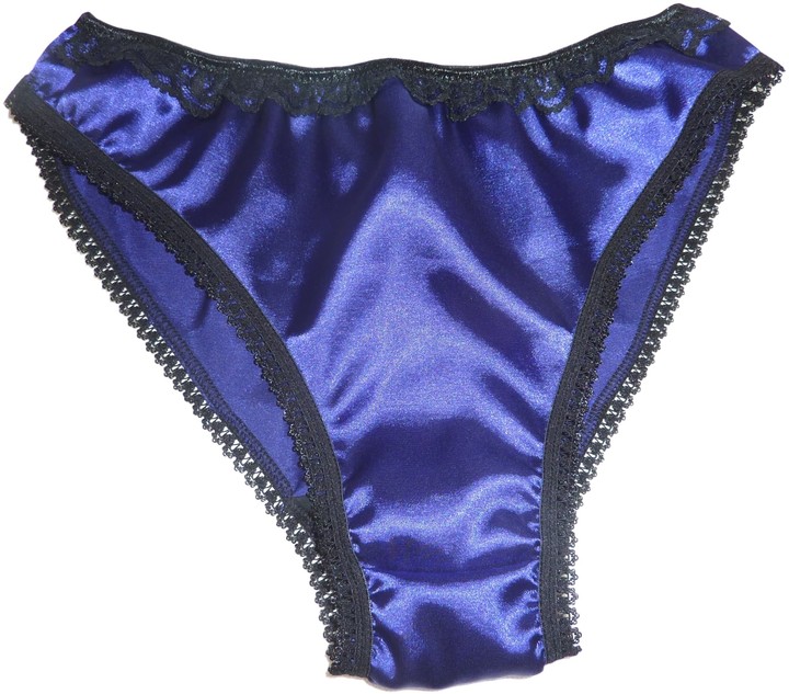 Perizoma BIANCO Lucido RASO E PIZZO STRINGA G Made In France - Foto 7