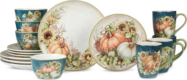Certified International Autumn Breeze 16 Pc. Dinnerware Set Service for 4