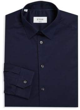 Eton Super Slim-Fit Solid Dress Shirt