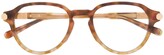 Thumbnail for your product : Brioni Tortoiseshell Round-Frame Glasses