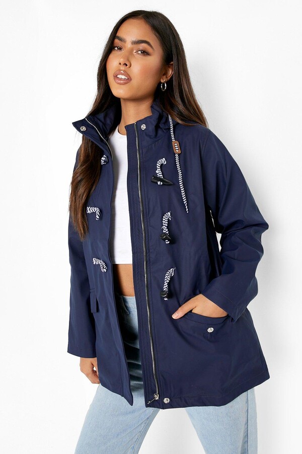 boohoo waterproof jacket