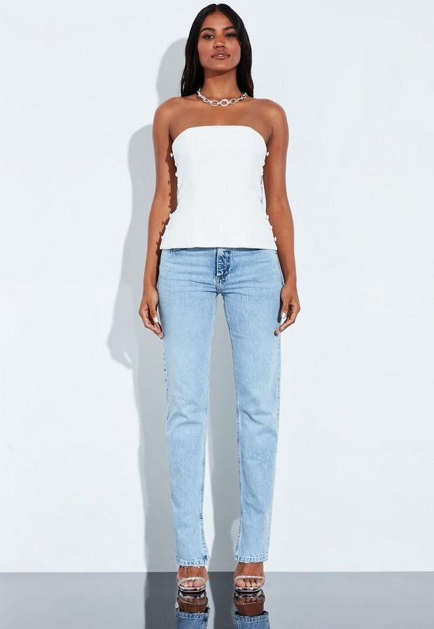 Structured bustier top Clearance