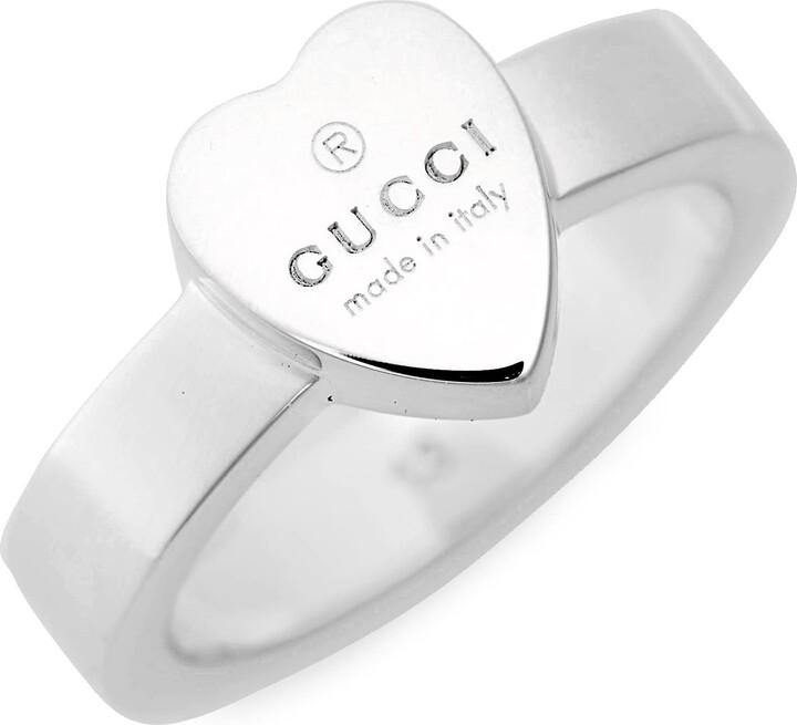 Gucci Trademark Heart Ring - ShopStyle