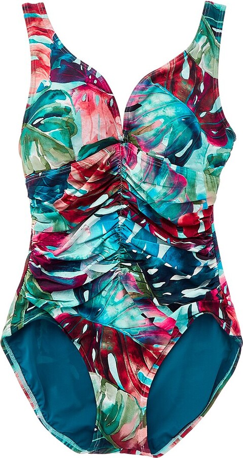 Gottex Swimwear Women's Rising Sun D-cup One-piece Swimsuit In Black Multicolor 71584341