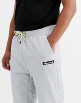 Thumbnail for your product : Ellesse Panna quilted ripstop joggers in grey exclusive at ASOS