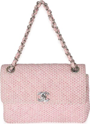 Chanel Knit CC Flap Bag - Pink Shoulder Bags, Handbags - CHA886195