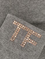 Thumbnail for your product : Tom Ford Gem-Embellished Logo Socks