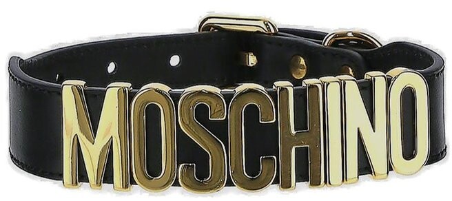 Moschino Lettering Logo Medium Dog Collar - ShopStyle