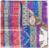 Etro mixed paisley print scarf 