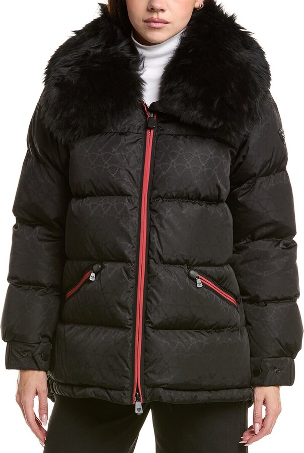 Post Card Alpaca-Trim Down Jacket