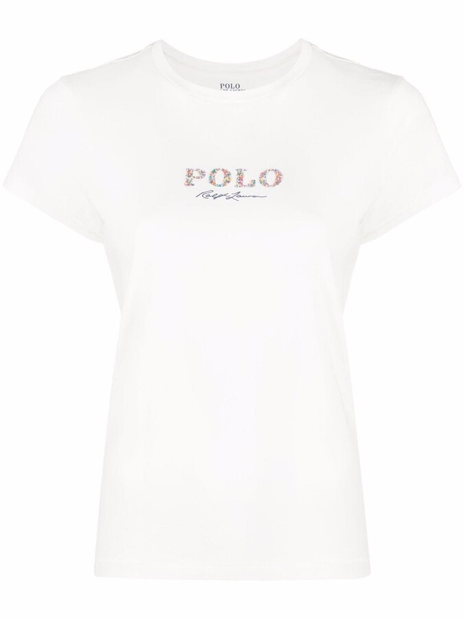 Ralph Lauren White Women's T-shirts | Shop the world's largest 