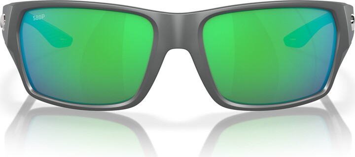 Costa del Mar Tailfin 57mm Polarized Rectangular Sunglasses